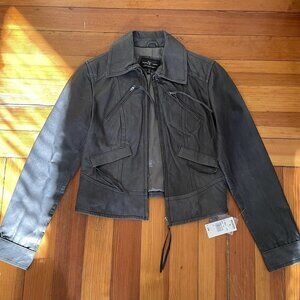 Wilsons Womens Leather Jacket Coat Sz S